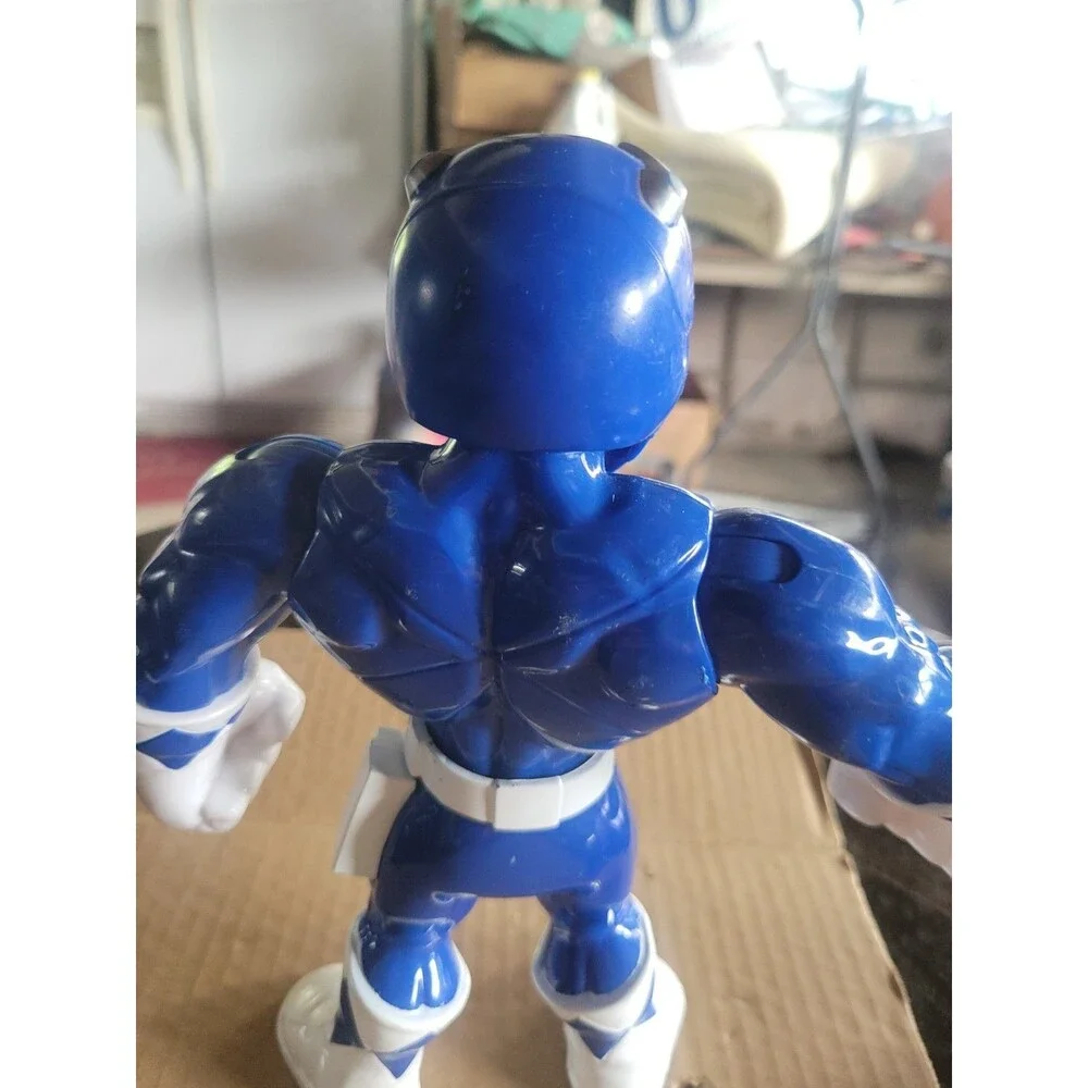 Blue Power Ranger Action Figure SCG size is 9.5” Tall